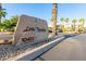 Community sign displaying 'Little Fountain Resort Condominiums' and the address at 10401 N Saguaro Blvd # 104, Fountain Hills, AZ 85268