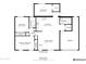 An easy to read floor plan of the home that includes bedrooms, bathrooms, kitchen, living room and garage at 10533 W Lawrence Ln, Peoria, AZ 85345