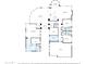 Illustrated floor plan of the home with room dimensions at 10951 E Mirasol Cir, Scottsdale, AZ 85255