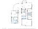 Detailed floor plan of the home layout at 10951 E Mirasol Cir, Scottsdale, AZ 85255
