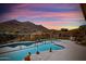 Inviting pool with picturesque desert mountain views and landscaped surroundings offering a private retreat at 12770 N 145Th Way, Scottsdale, AZ 85259