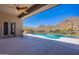Inviting backyard oasis with sparkling pool and mountain views, perfect for relaxation at 12770 N 145Th Way, Scottsdale, AZ 85259
