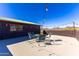 Rooftop deck featuring patio furniture, string lights, and desert views at 14426 N Vista Del Oro --, Fort McDowell, AZ 85264