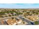 Elevated view displays well-maintained neighborhood and a desert landscaped yard at 15002 W Heritage Oak Way, Surprise, AZ 85374