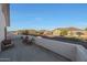Enjoy the views from this balcony seating area with distant mountain landscape at 20709 N 56Th Dr, Glendale, AZ 85308