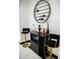 Modern bar area with wine storage, bar stools, and sleek design at 22339 N 77Th Way, Scottsdale, AZ 85255