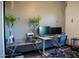 Stylish home office setup with dual monitors and ample workspace at 22339 N 77Th Way, Scottsdale, AZ 85255