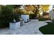 Built in outdoor kitchen with stainless steel grill and prep area, perfect for entertaining at 22339 N 77Th Way, Scottsdale, AZ 85255