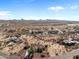 Aerial image showing property lines for a home with a private desert lot in a quiet neighborhood at 2855 N Silver Spur Dr, Wickenburg, AZ 85390