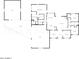 Detailed floor plan showcasing the layout of the home, including the living spaces, bedrooms, and garage at 2855 N Silver Spur Dr, Wickenburg, AZ 85390