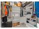 Organized walk-in closet with shelves, hanging rods, and ample storage space at 2855 N Silver Spur Dr, Wickenburg, AZ 85390