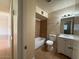 Bathroom featuring a bathtub, vanity sink, and toilet at 4621 N 47Th Dr, Phoenix, AZ 85031