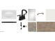 Bathroom materials showcasing modern finishes, fixtures, and tile options for a stylish design at 5521 W Paseo Way, Laveen, AZ 85339