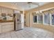 Bright kitchen featuring stainless steel appliances, granite countertops, and tile flooring at 6701 N Scottsdale Rd # 23, Scottsdale, AZ 85250