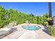 Relaxing outdoor spa surrounded by lush greenery, offering privacy and tranquility at 6701 N Scottsdale Rd # 23, Scottsdale, AZ 85250