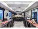 Modern community kitchen with oversized island and stainless-steel appliances at 17878 W Amber Ridge Way, Goodyear, AZ 85338