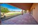 Spacious covered patio offers relaxation and entertainment space at 2070 W Bromm Ln, Wickenburg, AZ 85390