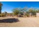 A private backyard with a gravel area and a brick border, ideal for outdoor enjoyment at 26234 N 46Th St, Phoenix, AZ 85050