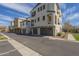 Modern townhomes feature attached garages and private balconies at 2673 S Balsam Dr, Gilbert, AZ 85295