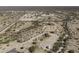 Aerial view outlining the property boundary of a home in a desert community at 27141 E Javelina Dr, Florence, AZ 85132