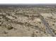 Aerial view outlining the property boundary of a home in a desert community at 27141 E Javelina Dr, Florence, AZ 85132