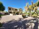 Large brick patio and yard with pool and lush landscaping at 4529 S Granite St, Gilbert, AZ 85297