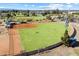 Aerial view of the baseball field featuring well-maintained grass and dirt areas at 4777 S Fulton Ranch Blvd # 1098, Chandler, AZ 85248