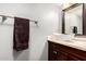 Elegant bathroom features a vessel sink and dark wood vanity at 8231 N 21St Dr # E101, Phoenix, AZ 85021