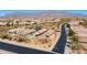 Aerial view of the community featuring desert landscaping and mountain views at 8250 S Hidden Trail Ct, Gold Canyon, AZ 85118