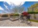 Cozy outdoor fire pit area with comfortable seating, perfect for relaxing and entertaining at 9565 E Mountain Spring Rd, Scottsdale, AZ 85255