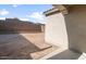 Unfinished backyard showcasing potential for customization and outdoor living space at 13548 W Copperleaf Ln, Peoria, AZ 85383