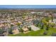 Overhead view of the neighborhood park with recreational amenities and green spaces at 17254 W Marshall Ln, Surprise, AZ 85388
