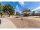 Community park featuring mature trees, green grass, playground, and covered picnic tables at 17254 W Marshall Ln, Surprise, AZ 85388