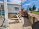 This home features a peaceful patio with comfortable seating and a view of the community at 2260 S Seminole Dr, Apache Junction, AZ 85119
