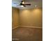 A bedroom with neutral carpet, paint, a ceiling fan, and recessed lighting at 22988 W Twilight Trl, Buckeye, AZ 85326