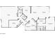 Easy-to-read floor plan showing the layout, dimensions, and flow of the home's design at 22988 W Twilight Trl, Buckeye, AZ 85326