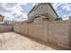 A block wall surrounds the backyard, providing a sense of security and privacy at 23764 N 162Nd Ave, Surprise, AZ 85387
