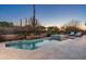 Backyard pool and spa with desert views at 27914 N 100Th Pl, Scottsdale, AZ 85262