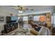 Comfortable living room featuring natural light and stylish decor, creating a cozy and welcoming space at 7408 E Bosaga Way, Mesa, AZ 85208