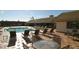 Inviting community pool featuring lounge chairs, tables, and a refreshing place to relax at 201 S Greenfield Rd # 254, Mesa, AZ 85206