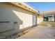 Enclosed back patio with secure sliding door, providing outdoor relaxation space at 2440 N 22Nd Ave, Phoenix, AZ 85009