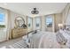Bright and airy main bedroom with large windows, plush bedding, and modern accents at 26217 N 19Th Ln, Phoenix, AZ 85085