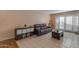 Cozy living room features comfortable seating, and plenty of natural light at 2966 S Country Club Way, Tempe, AZ 85282