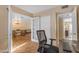 Dedicated office space with convenient access to the rest of the home at 2966 S Country Club Way, Tempe, AZ 85282