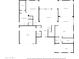 Main floor plan showing the layout of the living room, kitchen, and bedrooms at 3062 E Cullumber St, Gilbert, AZ 85234