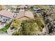 Aerial view of a single-Gathering home with desert landscaping and privacy fence at 4365 S Columbine Way, Gold Canyon, AZ 85118
