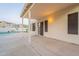 Covered outdoor patio area perfect for entertaining and relaxing at 62 N Amber Ct, Chandler, AZ 85225