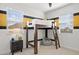 Chic bedroom with a playful loft bed and comfortable furnishings at 7441 W Buckhorn Trl, Peoria, AZ 85383