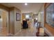 Functional office space with a large desk and custom built-ins, perfect for working from home at 123 S Lucia Ln, Casa Grande, AZ 85194