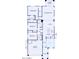 Detailed floor plan showcasing the layout of the bedrooms, kitchen, living spaces, and two-car garage at 13582 W Calle De Pompas --, Peoria, AZ 85383